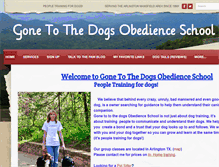 Tablet Screenshot of got-obedience.com